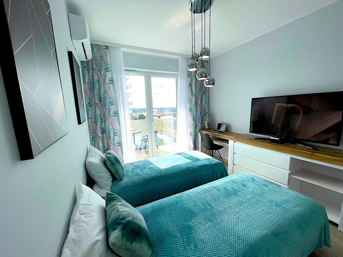 Apartament Z Tarasem I Widokiem Na Odre Wrocław Exterior foto